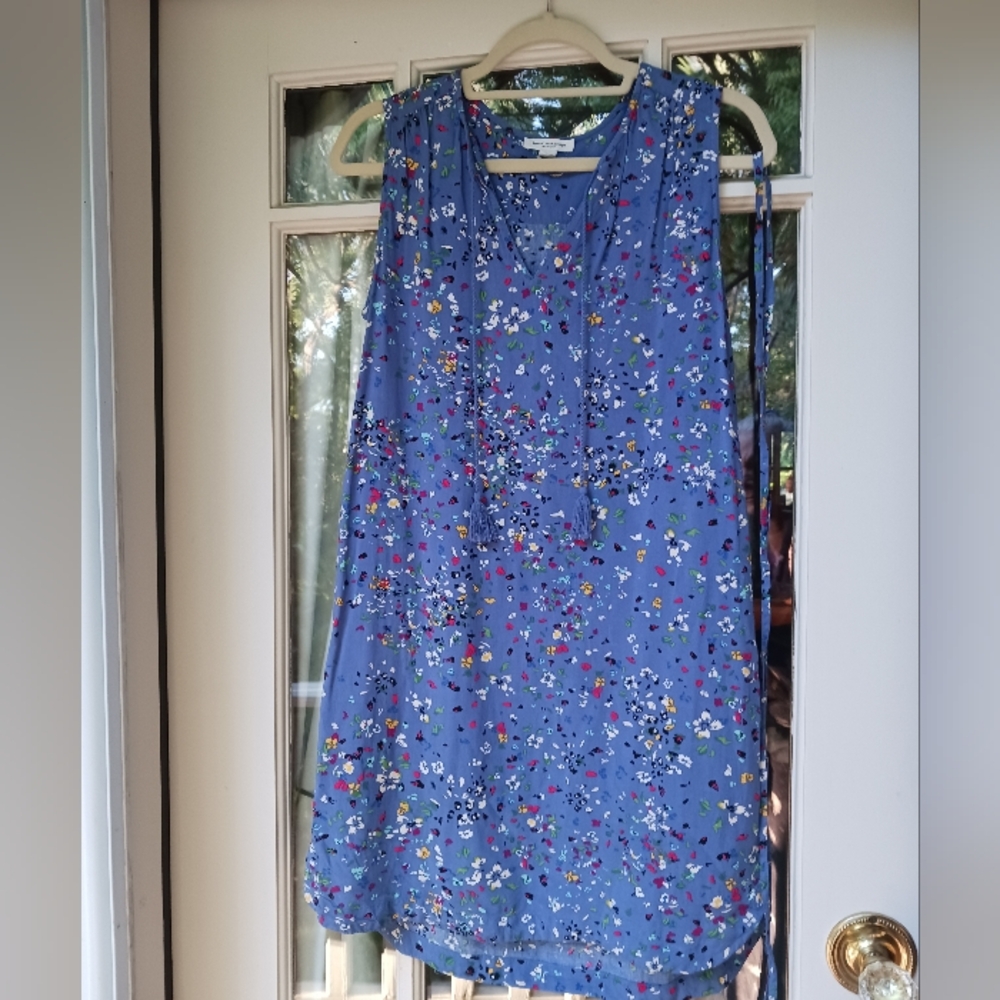Lightweight Blue Floral Dress